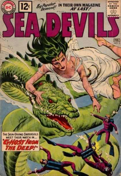 Sea Devils 3 - Sea Devils - Woman - Toga - Ghost From The Deep - Scuba Divers - Jack Adler