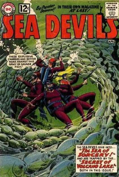 Sea Devils 4 - Dc - Dc Comics - Fish - Sea - Dive - Jack Adler