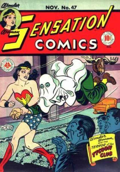 Wonder Woman - Tycoon Club - Ghost - Costume - Terror Sensation Comics 47 - Wonder Woman - Tycoon Club - Ghost - Costume - Terror