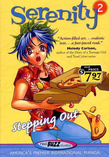 Serenity 2 - Stepping Out - Pizza - Manga - Melody Carlson - Americas Premier Inspirational Manga - Joe Quesada