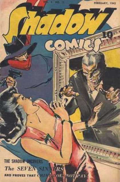 Shadow Comics 47 - Seven Sinners - Pistol - February 1945 - Crime - Masked Man