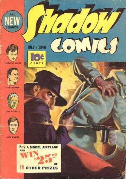 Shadow Comics 5 - 10 Cents - July 1940 - Prizes - Guns - Weapons