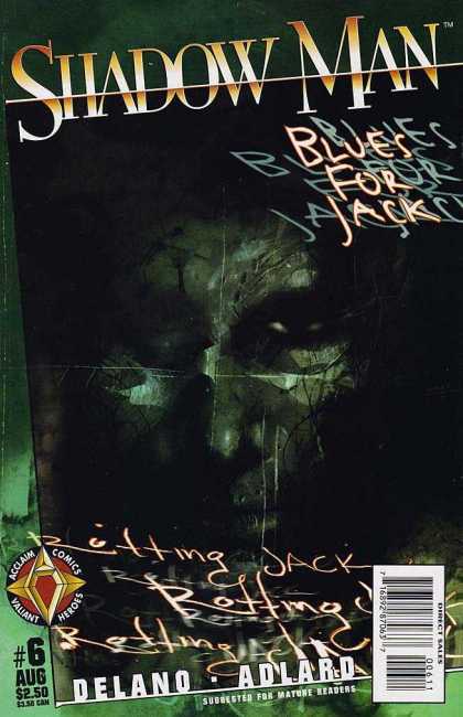 Shadowman 6 - Blues For Jack - Face - Rotting Jack - Acclaim Comics - Valiant Heroes - Ashley Wood