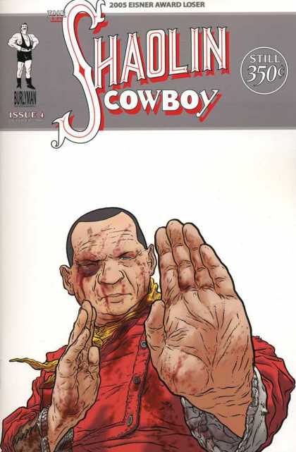 Shaolin Cowboy 4 - Monk - Fight - Black Eye - Bloody - Palm - Geof Darrow