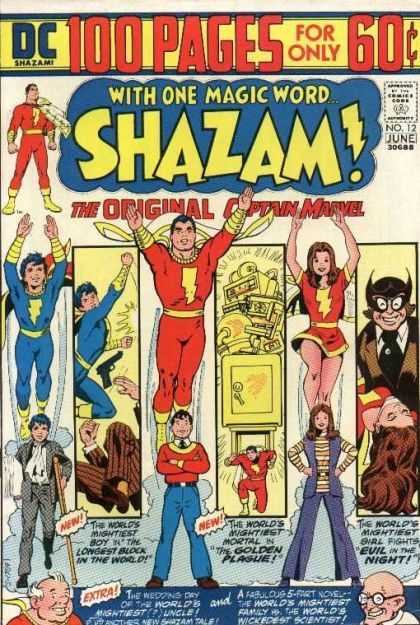 Shazam 12 - Captain Marvel - Lightening Suit - Dc - Cheap Comimc - Superhero