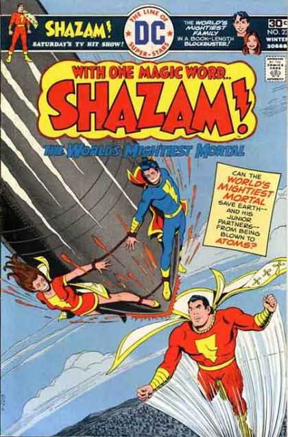 Shazam 23 - Missle - Bonded - Tied - Clouds - Flying