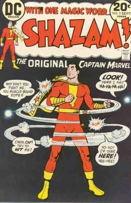Shazam 5 - Dc Shazam - The Original Captain Marvel - Costume - Hero - With One Magic Word