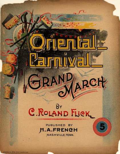 Sheet Music - Oriental carnival grand march