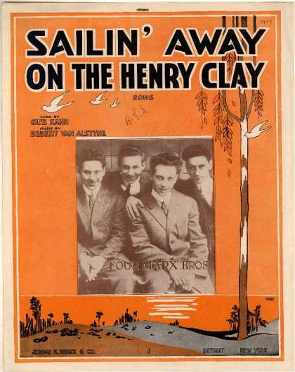 Sheet Music - Sailin' away on the Henry Clay