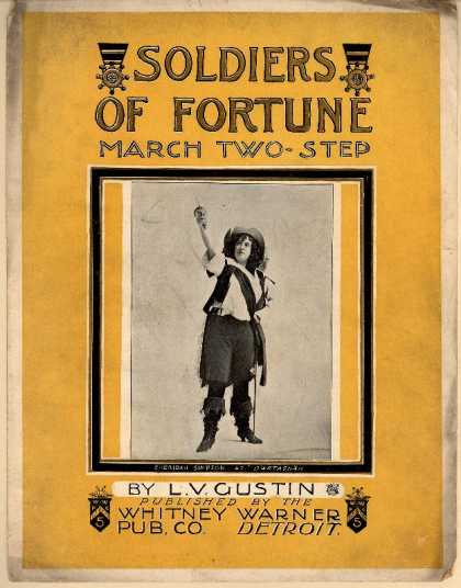 Sheet Music - Soldiers of fortune march two-step