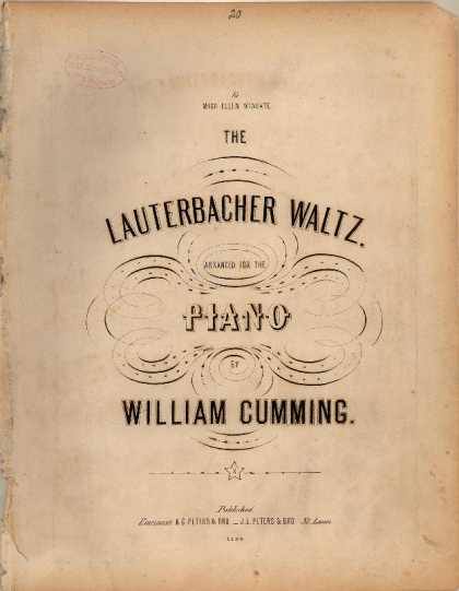 Sheet Music - Lauterbacher waltz