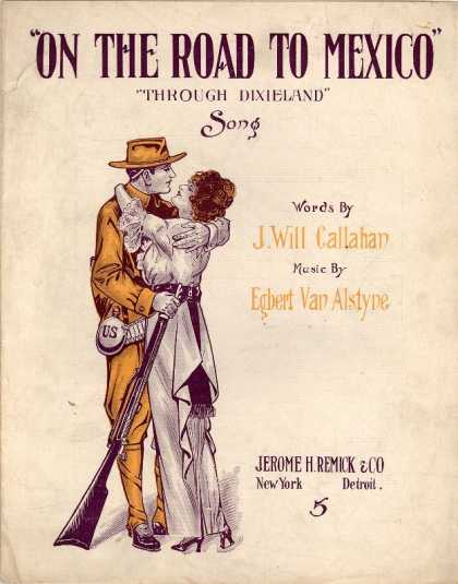 Sheet Music - On the road to Mexico through Dixieland