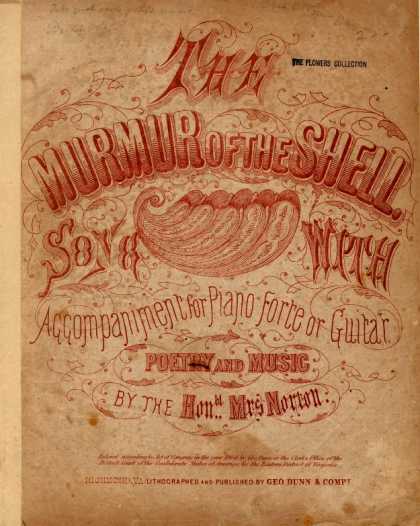 Sheet Music - The murmur of the shell