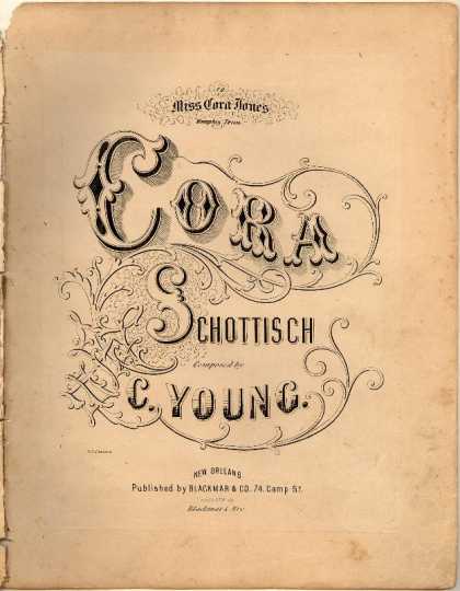 Sheet Music - Cora schottisch