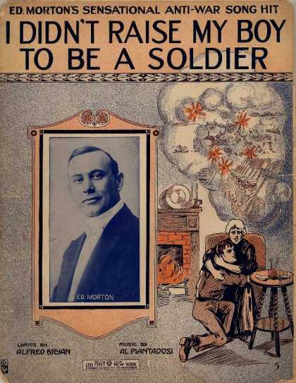 Sheet Music - I didn't raise my boy to be a soldier