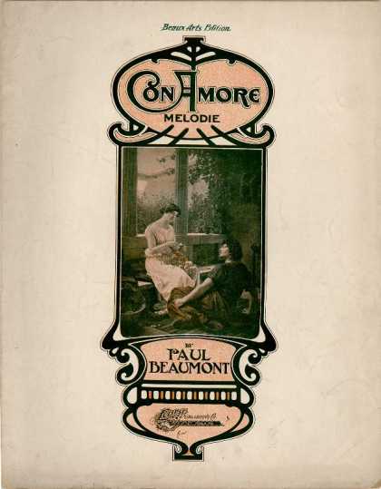 Sheet Music - Con amore; Melodie