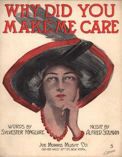 Sheet Music - Why did you make me care