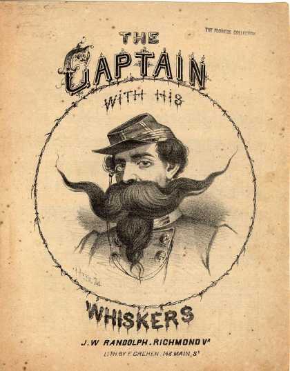 Sheet Music - The captain with his whiskers