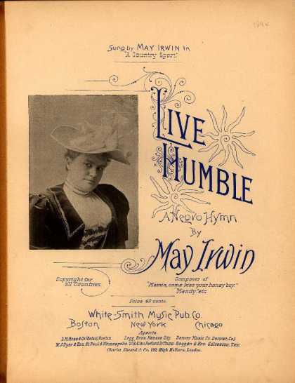Sheet Music - Live humble; Negro hymn; Country sport