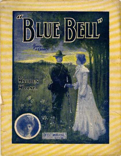 Sheet Music - Blue bell march song and chorus