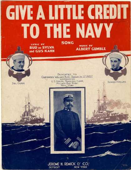 Sheet Music - Give a little credit to the Navy