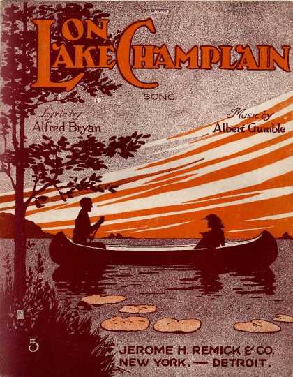 Sheet Music - On Lake Champlain