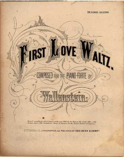 Sheet Music - First love waltz