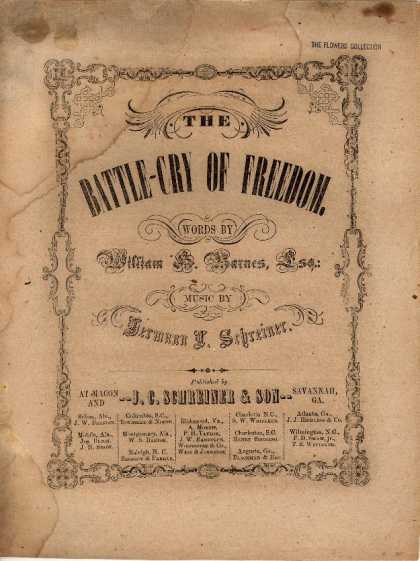 Sheet Music - Battle-cry of freedom