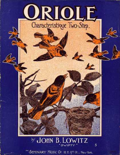 Sheet Music - Oriole; Characteristique two-step