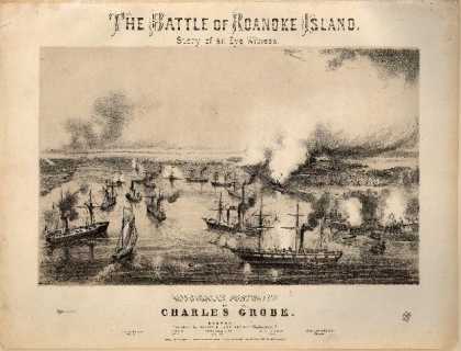 Sheet Music - The Battle of Roanoke Island; Op. 1395
