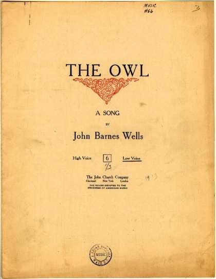 Sheet Music - The owl
