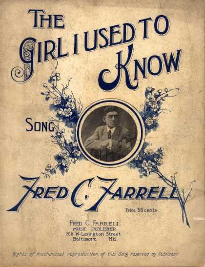 Sheet Music - The girl I used to know