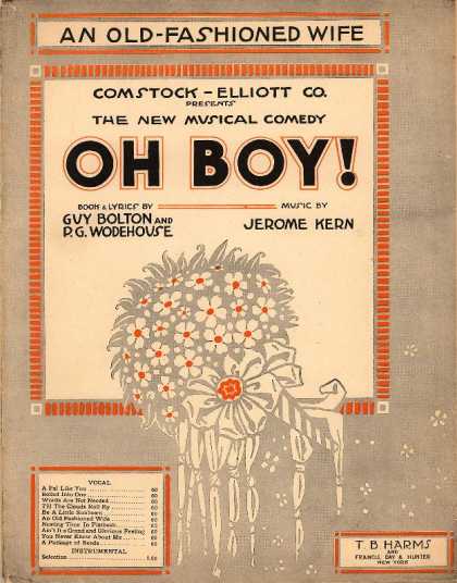 Sheet Music - An old fashioned wife; Oh boy!