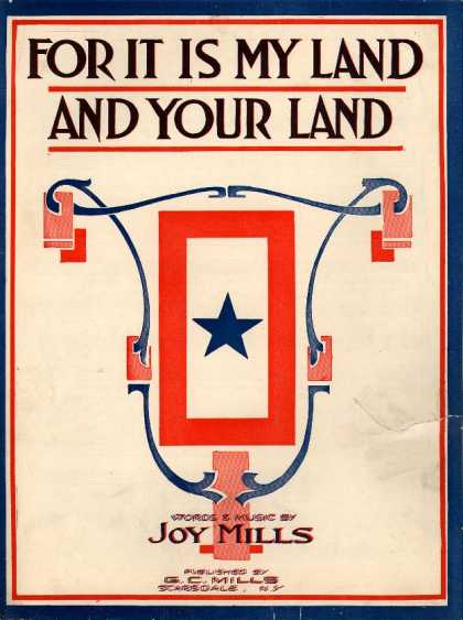 Sheet Music - For it is my land and your land
