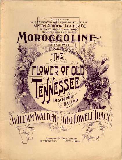 Sheet Music - Flower of old Tennessee