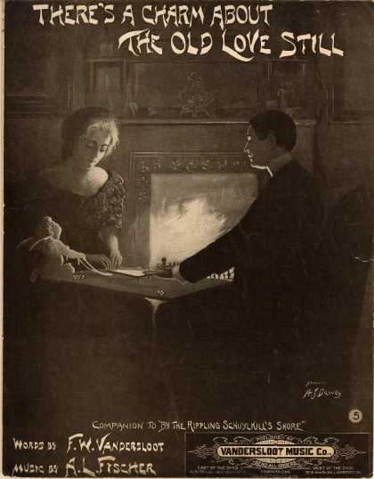 Sheet Music - There's a charm about the old love still