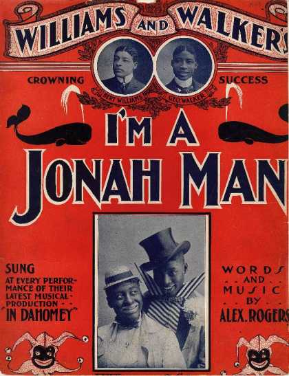 Sheet Music - I'm a Jonah man; In Dahomey