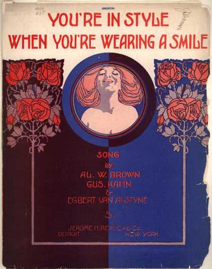 Sheet Music - You're in style when you're wearing a smile