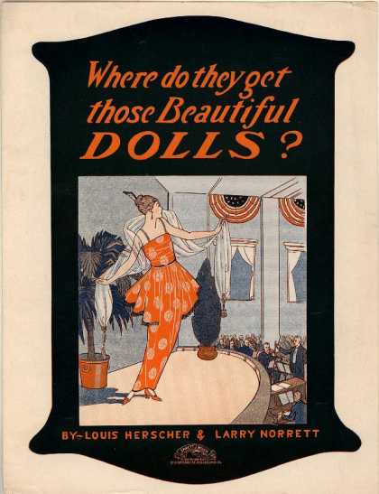 Sheet Music - Where do they get those beautiful dolls?