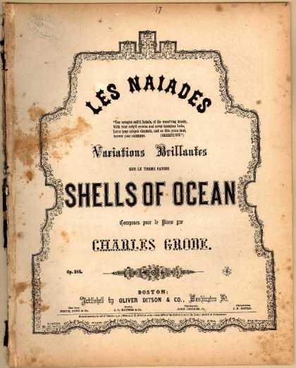 Sheet Music - Shells of ocean; Les naiades; Op. 384
