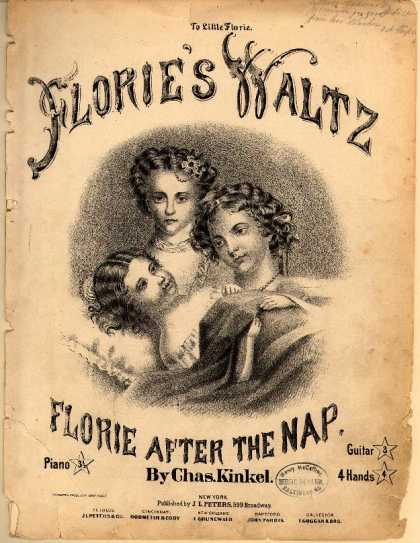 Sheet Music - Florie's waltz; Florie after the nap
