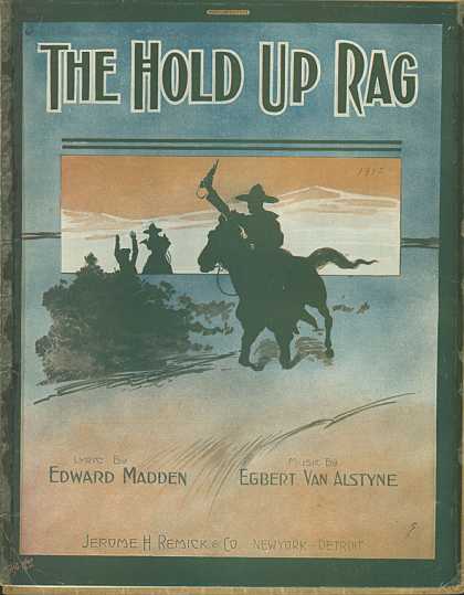 Sheet Music - The hold up rag