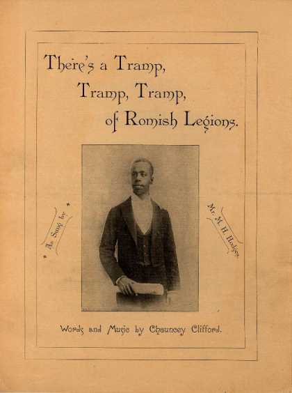 Sheet Music - There's a tramp, tramp, tramp, of Romish legions