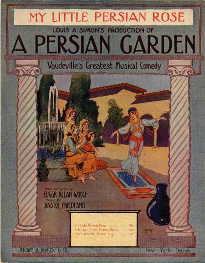 Sheet Music - My little Persian rose; The Persian garden