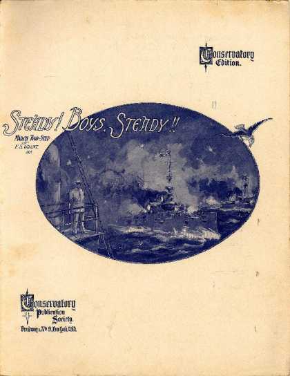 Sheet Music - Steady! boys, steady!!; March two-step
