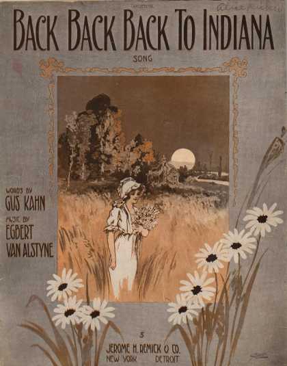 Sheet Music - Back back back to Indiana