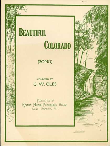 Sheet Music - Beautiful Colorado