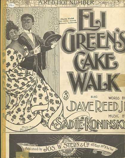 Sheet Music - Eli Green's cake walk