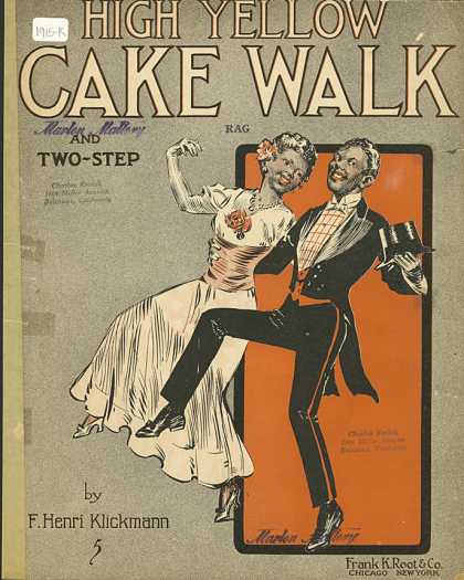 Sheet Music - High yellow cake walk and two-step