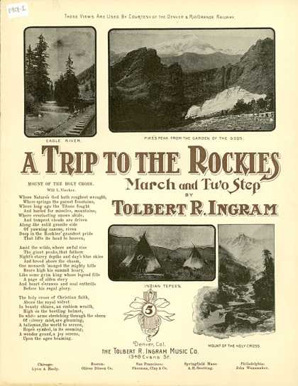 Sheet Music - A trip to the rockies